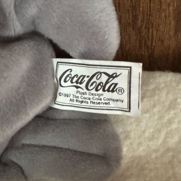 Coca-Cola Bean Bag Plush Seal - 1997 - Collectible - Picture 3 of 5